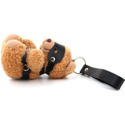 BDSMaster Ours Peluche Porte-Clés Beari Bell Noir